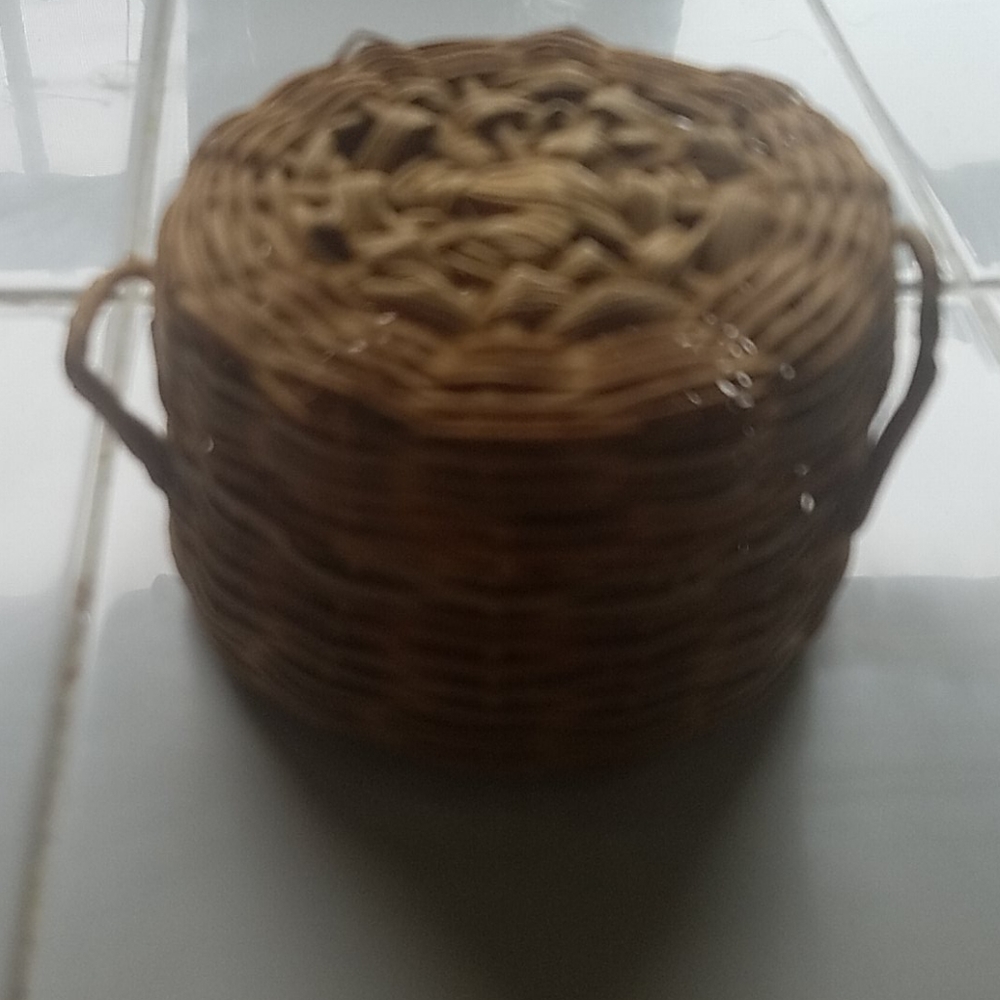 Tiny woven basket